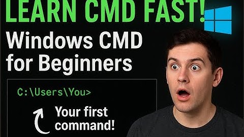 CMD command prompt Basics tutorial 1 microsoft windows commands