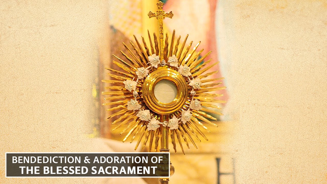 Thurs, 18 May 2023: Benediction & Adoration of Blessed Sacrament - Fr ...