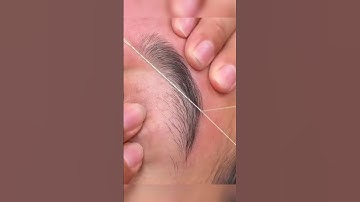 Eyebrow threading tutorial #eyebrowthreadingtutorial #eyebrows #shortvideo #shorts