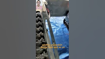 gasoline engine zero turn self-charging generator remote control mower on tracks