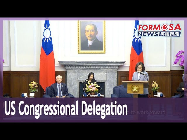 Tsai, Lai receive delegation from US House Armed Services Committee｜Taiwan News