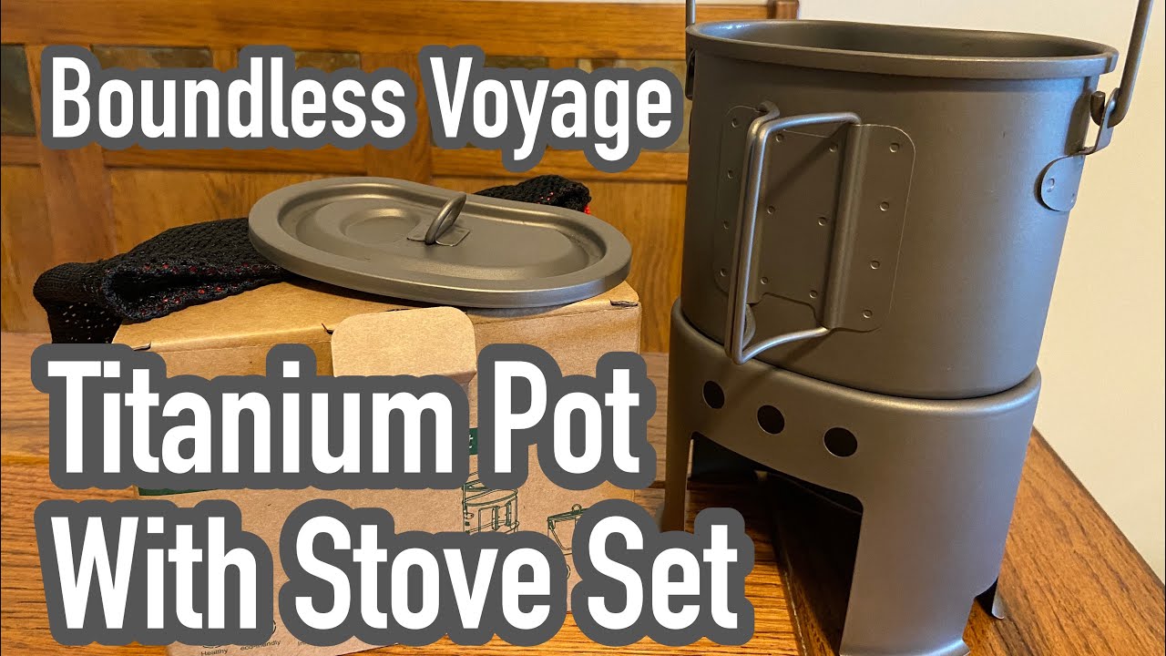 Boundless Voyage Titanium Pot with Lid 900ml