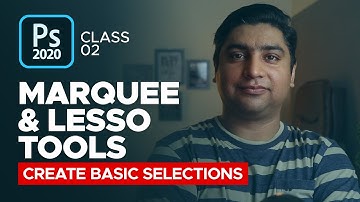 Selection Tools - Adobe Photoshop 2020 for Beginners - Class 2 - Urdu / Hindi