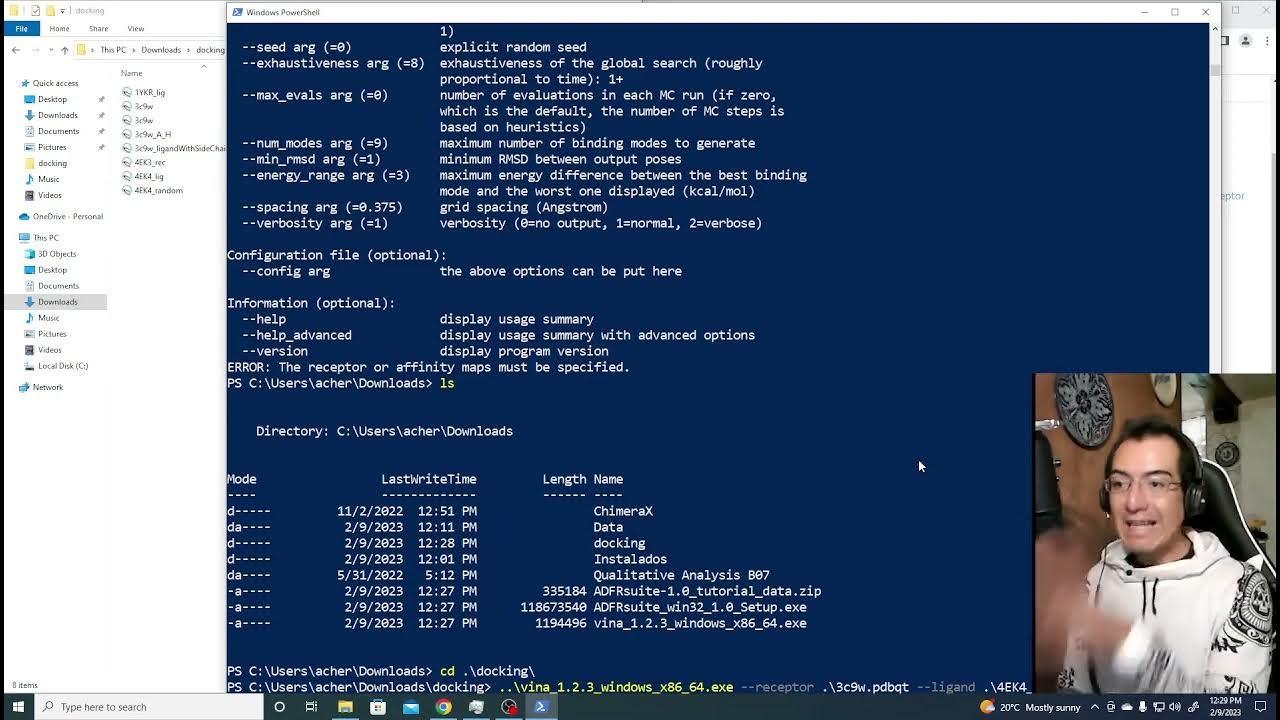 How To Install Autodock In Windows 10 Como instalar ADFR y autodock vina en Windows 10 - YouTube