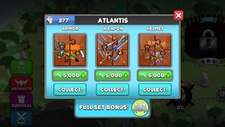 Full Atlantis set gameplay | Tiny Gladiators screenshot 3