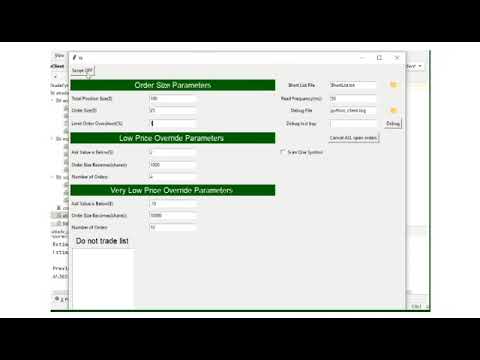 Etrade Trading App written in python - YouTube