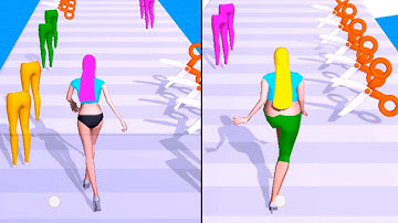 Forward vs Reverse Gaming in Choice Run 3D | All Levels Gameplay