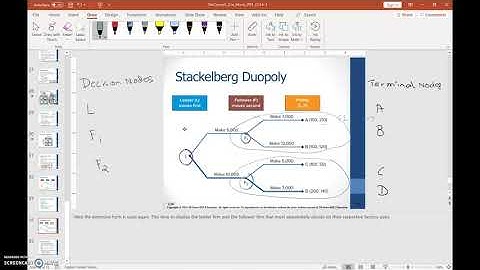 Sequential Game:Stackelberg Duopoly
