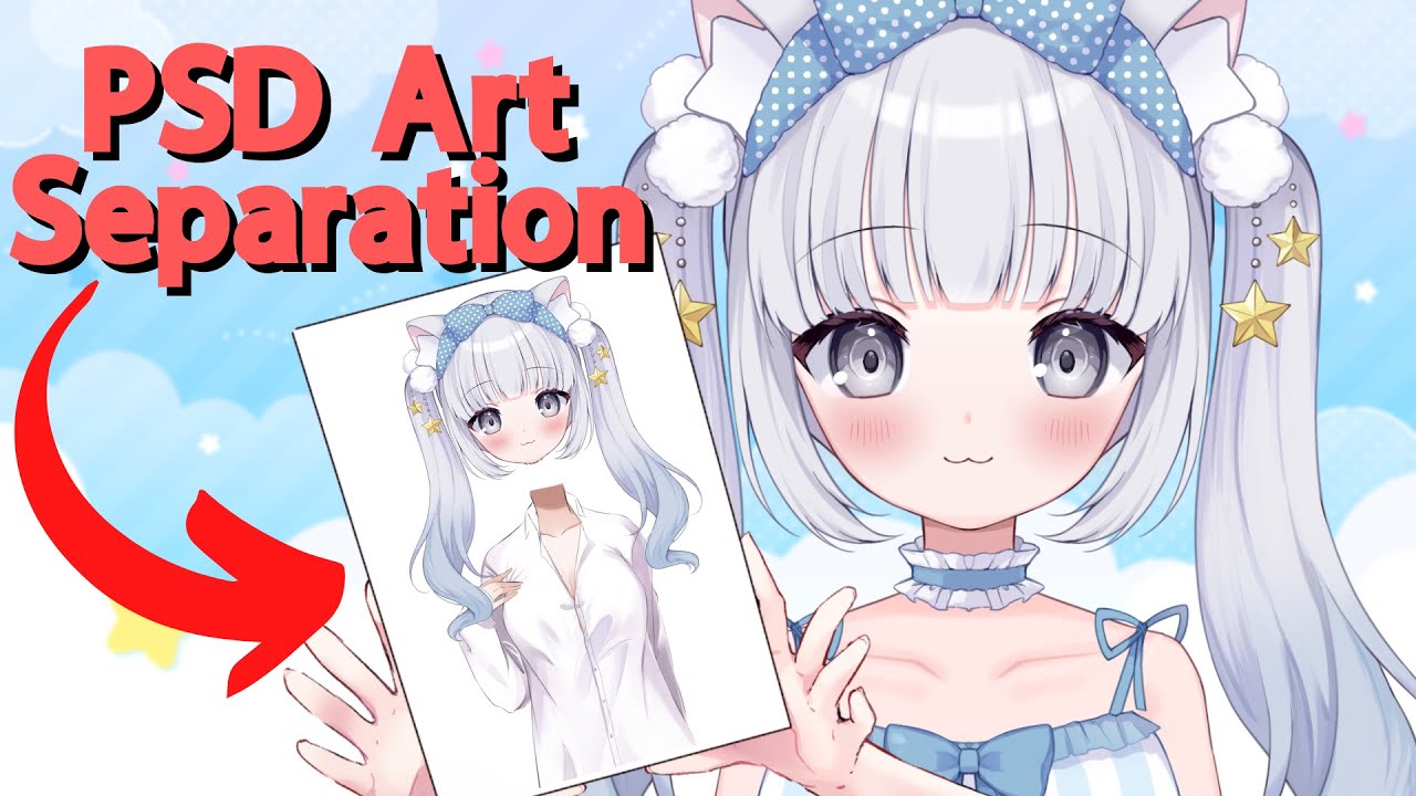 How To Create a 2D vTuber With Live2D ART PSD LAYER GUIDE YouTube