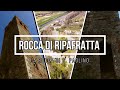 In volo col drone su ripafratta e la rocca di san paolino lungo il cammino di sjacopo in toscana