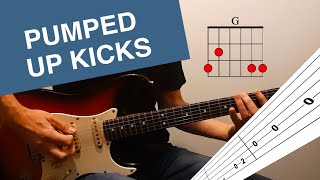 Pumped Up Kicks Guitar Tutorial -  Easy tab and chords - Beginner - Tab pdf download