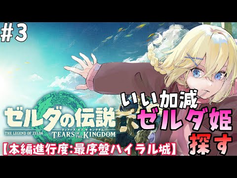 【初見/ゼルダの伝説 TotK】#3 数か月ぶりにゼルダ姫を救うことを思い出したリンクと 賢者レージ