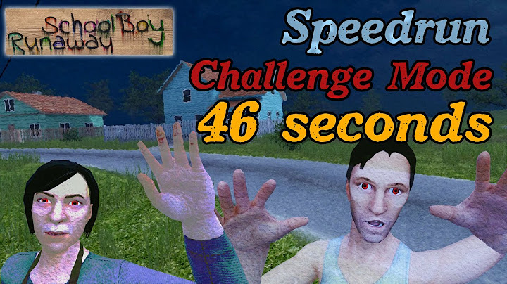 Schoolboy Runaway - Speedrun Challenge Mode 46 seconds