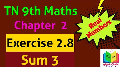 9th maths Chapter 2 Exercise 2.8 sum 3 | Class 9 Exercise 2.8 3rd sum | Super brain mathematics