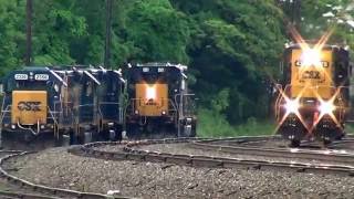 CSX All  EMD Triple Power Moves