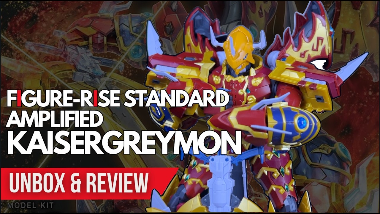 Unbox + Review ] Figure-rise Standard Amplified KAISERGREYMON from
