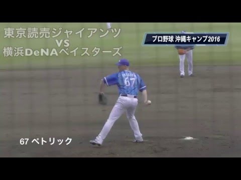 【プロ野球】巨人対横浜DeNAベイスターズ 巨人対横浜 67ペトリック