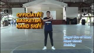 Officiating Basketball Hand Signals