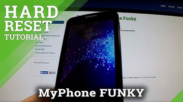 Hard Reset myPhone Funky - reset and bypass screen lock