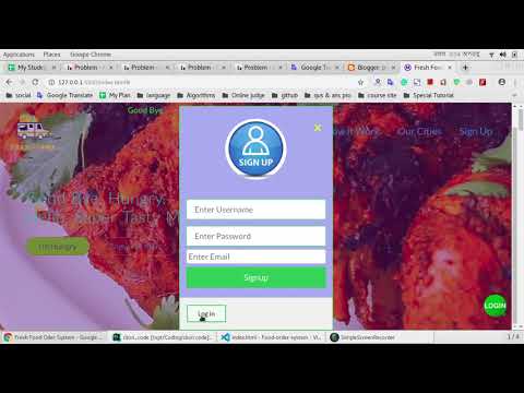 #HTML #CSS #javascript Fresh Food Oder System