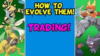 How To Evolve! Pokemon That Need To Be Traded || Pokemon Sun And Moon