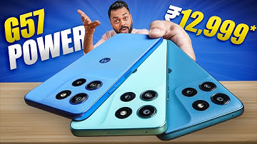 Moto g57 Power Unboxing & First Look ⚡ 7000mAh, Snapdragon 6s Gen 4 @ ₹12,999*!?