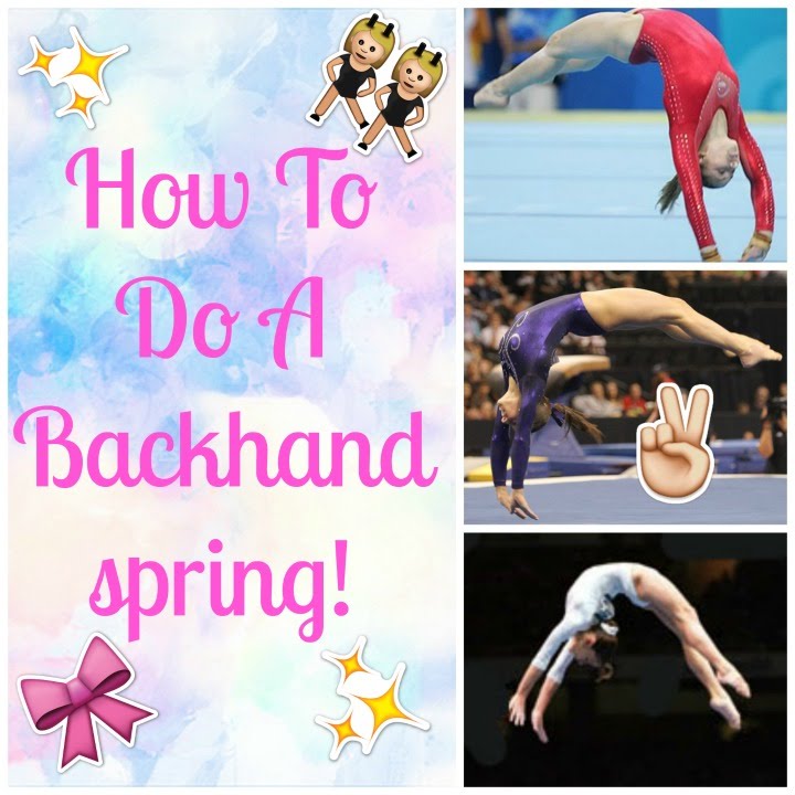 how to teach yourself to do a backhandspring