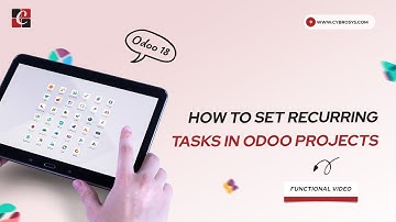 How to Set Recurring Tasks in Odoo 18 Projects | Odoo 18 Project Tutorials | Odoo 18 Tutorials