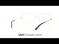 Gucci gg0596oa 001 58 19 135 gold black transparent glasses
