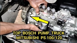Cara pasang bosch pump truck mitsubishi ps 100/120 untuk pemula#bayuputramotor