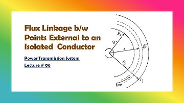 Power Transmission|| 06 || Inductance of a Conductor due to External Flux