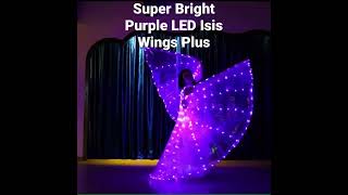 Super Bright Purple Led Isis Wings To Light Up Your Dance