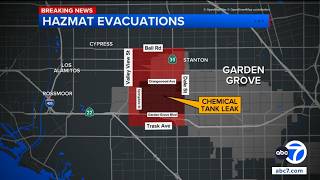 Toxic chemical tank in Garden Grove is heating up, still on track for imminent failure