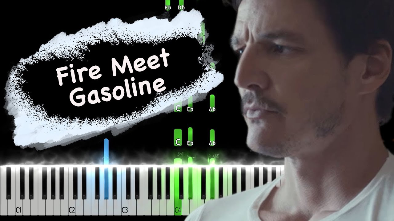 Sia - Fire Meet Gasoline (by Heidi Klum) Piano Tutorial