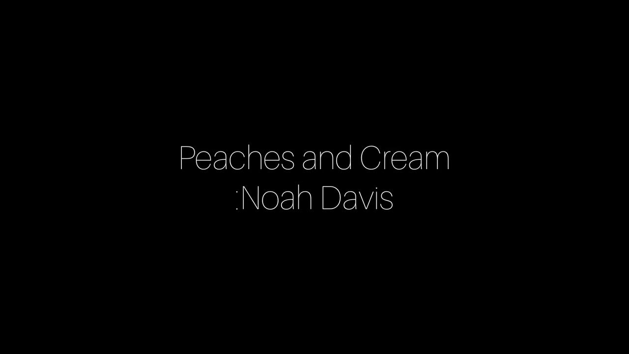 Peaches and Cream (Noah Davis) KARAOKE YouTube
