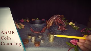 ASMR | Counting a Dragons coin collection