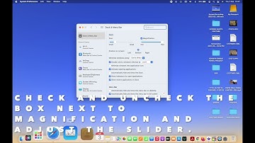 HOW TO ENABLE OR DISABLE DOCK MAGNIFICATION IN MACOS MONTEREY 12.1
