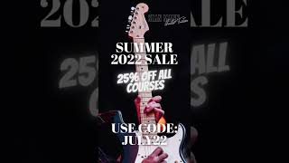 SUMMER 2022 SALE! 25% off all online courses! USE CODE - JULY22 at checkout!