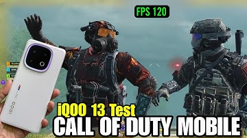 iQOO 13 Call of Duty Mobile Test with FPS Measurement