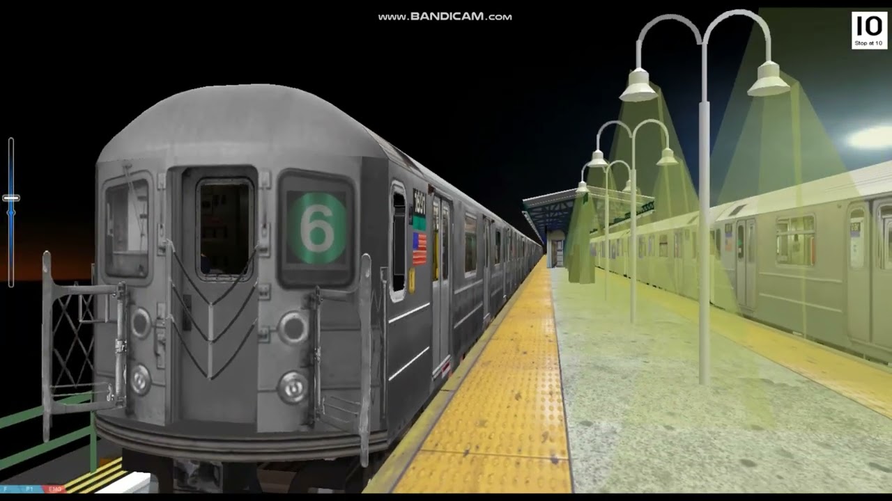 OpenBVE: R62A 6 Train Arriving & Departing Parkchester - YouTube