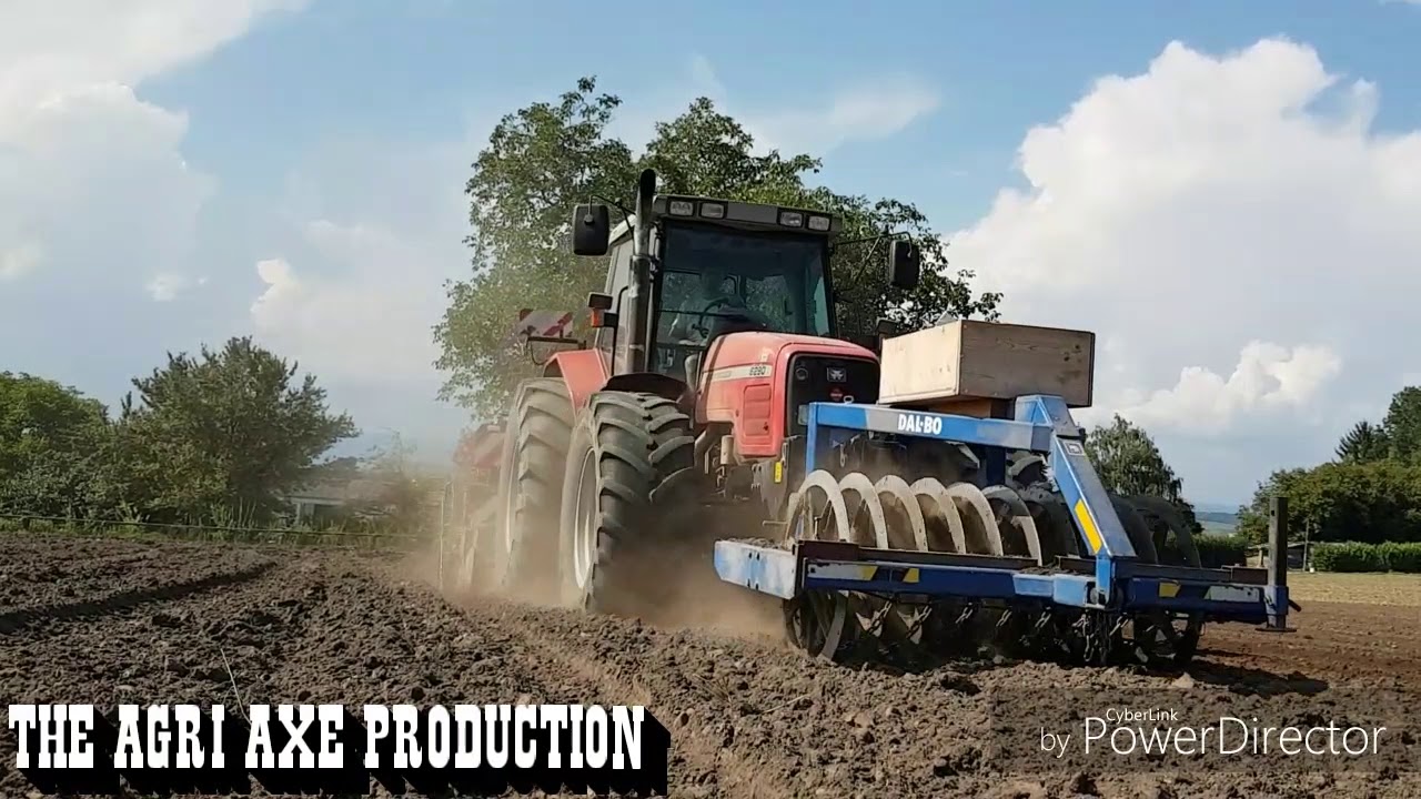 Semis couverture végétale UFA LEPHA. Massey ferguson 6290