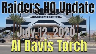 Las vegas raiders headquarters construction update taken on sunday,
july 12, 2020. the video starts with some art prints that i received
from big jasen. he i...