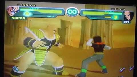 Dragon Ball Z Budokai(Gamecube)-Nappa vs Android 17 III