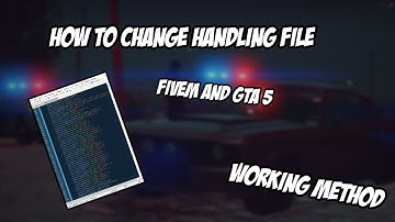 How to change handling file for FiveM and GTA 5 Cars | WORKING METHOD | *UPDATED*