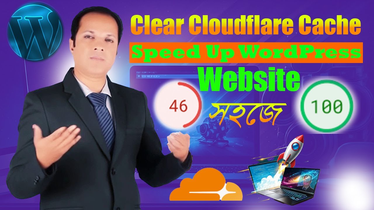 Clear Cloudflare Cache to Speed Up WordPress Website - Bangla Tutorial ...