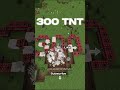 300 TNT EXPLOSION ON MINECRAFT #minecraft #tnt