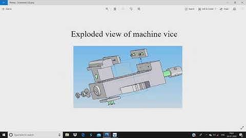 Machine Vice Assembly and 2D Drawing /solid edge software # Solidworks