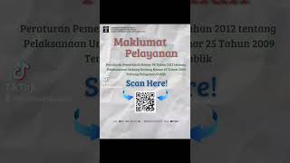 Berikut Maklumat Pelayanan LPKA Palu PP No 96 Thn 2012 tentang Pelaksanaan UU No 25 Thn 2009