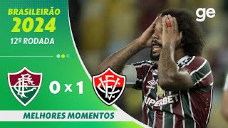 Thumbnail for FLUMINENSE 0 X 1 VITÓRIA | MELHORES MOMENTOS | 12ª RODADA DO BRASILEIRÃO SÉRIE A 2024 | ge.globo