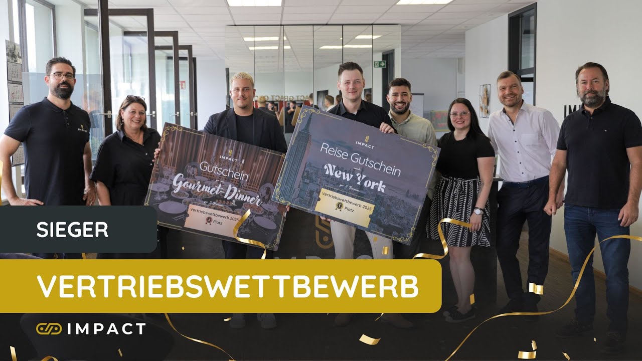 Vertriebswettbewerb 2025 – Das sind unsere Gewinner! 🏆✨